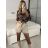 Damen-Shorts aus Kunstleder (S-XL) ITALIAN FASHION IMWAE234548 -   beige -   2XL