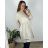 Shirt verlängert 3/4 Langarm Damen (L/XL/2XL ONE SIZE) ITALIAN FASHION IM424GORA 52/54 Wein