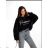 Langarm Sweatshirt Kleid Frauen (uni s-m) ITALIAN FASHION IMD20103