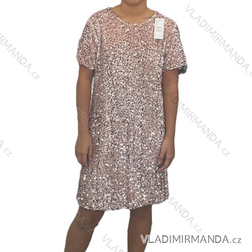 Kleid mit 3/4 Ärmeltasche für Damen (uni sl) ITALIAN Fashion IM3181746