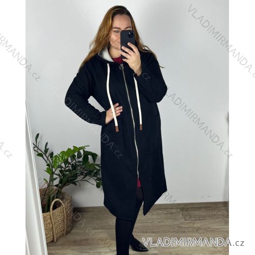 Ärmellose Jacke mit langen Ärmeln (uni sl) ITALIENISCHE Mode IMC17326