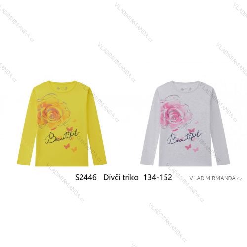 Nachthemd mit kurzen Ärmeln für Kinder, Jugendliche, Mädchen (134-164) WOLF S2384