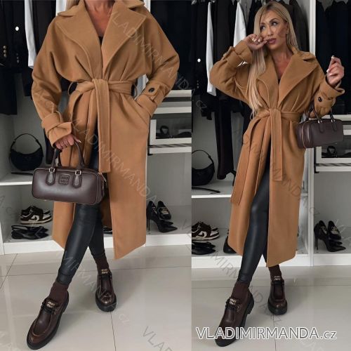 Šaty mikinové s kapucí dlouhý rukáv dámské (S/M/L ONE SIZE) ITALSKÁ MÓDA IMD21957
