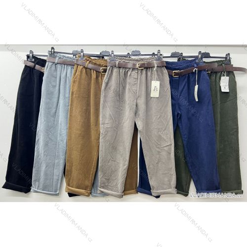 Warm gestricktes Langarmkleid für Damen in Übergröße (52/54/56 EINHEITSGRÖSSE) ITALIAN FASHION IM424637