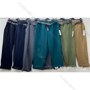 Warm gestricktes Langarmkleid für Damen in Übergröße (52/54/56 EINHEITSGRÖSSE) ITALIAN FASHION IM424637