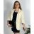 Set elegante Jacke Langarm und Hose Damen (S / M ONE SIZE) ITALIAN FASHION IMM211392 50 beige