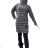 Sweatshirtkleid mit langen Ärmeln und Kapuze für Damen (Einheitsgröße S/M) ITALIAN FASHION IMC22685