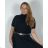 Strickpullover dünner Rollkragen Langarm Damen (L / XL ONE SIZE) ITALIAN FASHION IMD211110