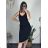 Geripptes Sommerkleid für Damen mit Trägern (S/ML/XL ONE SIZE) MB2123Z220 béžová S/M