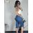 Shorts Shorts Stretch Damen Übergröße (2XL/3XL/4XL ONE SIZE) ITALIAN FASHION IM424KEJSY
