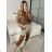 Übergroßer gestrickter Langarmpullover für Damen (S/M EINHEITSGRÖSSE) ITALIAN FASHION IMSN2416125