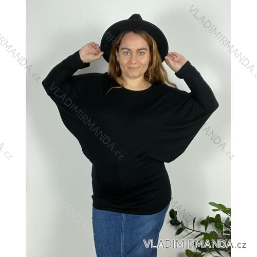 Tunika Oversize Langarm Damen Übergröße (54/56/58 EINHEITSGRÖSSE) ITALIAN FASHION IMD221062/DR