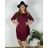 Elegantes Damen-Partykleid mit langen Ärmeln (S/M ONE SIZE) ITALIAN FASHION IM322282 48/50 schwarz