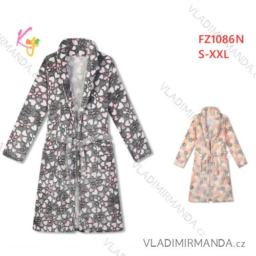 Warmer Damenbademantel (S-2XL) KUGO FZ-FU1086N