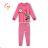 Langer Kinderpyjama für Mädchen (98-128) KUGO MP1759
