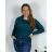 Oversize-Pullover für Damen mit Aufdruck (M / L ONE SIZE) ITALIAN FASHION IMB22KELLY 42/44 leichtes Kerosin