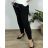 Langarmkleid mit Anhänger Damen Oversized (3XL / 4XL ONE SIZE) ITALIAN FASHION IMWQ2115022 52/54 schwarz