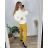 Lange Stretchhose für Damen in Übergröße (XL/2XL ONE SIZE) ITALIAN FASHION IMC22810