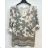 Damen-Tunika mit kurzen Ärmeln in Übergröße (Einheitsgröße S/M) ITALIAN FASHION IMPSH2322161