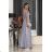 Trägerloses Partykleid aus Tüll für Damen (S/M/L ONE SIZE) ITALIAN FASHION IM923001 šedá světlá 42