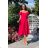 Trägerloses Partykleid aus Tüll für Damen (S/M/L ONE SIZE) ITALIAN FASHION IM923001 růžová malinová 34