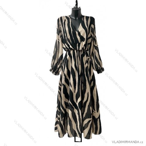 Sommerkleid Carmen aus Musselin für Damen (Einheitsgröße S/M) ITALIAN FASHION IMWE231506 schwarz S/M/L