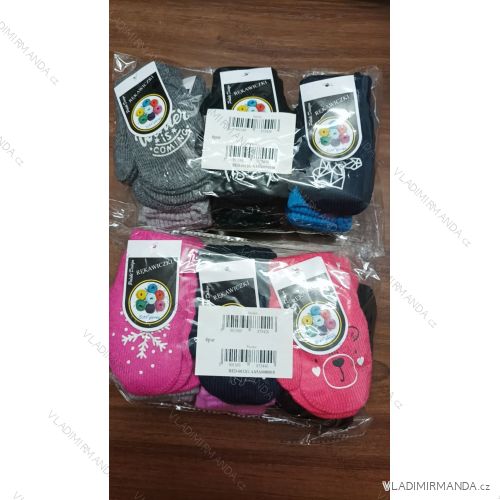 Handschuhe Fäustlinge Kinder Jungen und Mädchen (1-3 let) ECHT ECHT23MS066