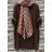 Sommerkleid Carmen aus Musselin für Damen (Einheitsgröße S/M) ITALIAN FASHION IMWE231506 Wein S/M/L