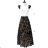 Langärmeliges Sommerkleid für Damen (Einheitsgröße S/M) ITALIAN FASHION IMPES238990 schwarz S / M