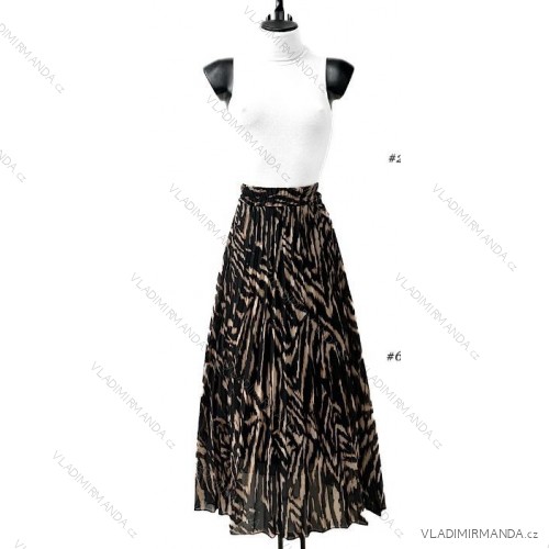 Langärmeliges Sommerkleid für Damen (Einheitsgröße S/M) ITALIAN FASHION IMPES238990 schwarz S / M