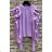 Langärmeliges Sommerkleid für Damen (Einheitsgröße S/M) ITALIAN FASHION IMPES238990 rot S/M/L