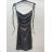 Elegantes, glitzerndes, ärmelloses Damenkleid mit Pailletten (Einheitsgröße S/M) ITALIAN FASHION IMPSH246883