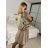 Kurzer Damenrock (S/M EINHEITSGRÖSSE) ITALIAN FASHION IMWAA241121 -   beige -   S / M