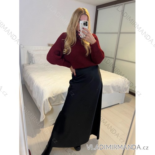 Mittellanger Damenrock (Einheitsgröße S/M) ITALIAN FASHION IMM23HG3154 -   schwarz -   S / M