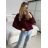 Strickpullover dünner Rollkragen Langarm Damen (L / XL ONE SIZE) ITALIAN FASHION IMD211110