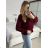 Strickpullover dünner Rollkragen Langarm Damen (L / XL ONE SIZE) ITALIAN FASHION IMD211110