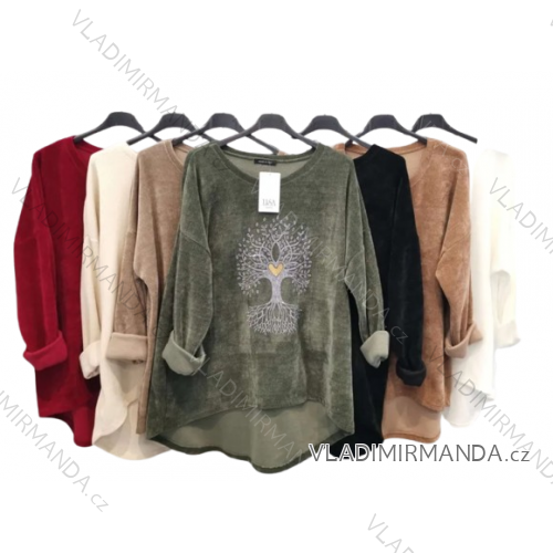 Mittellanger Faltenrock für Damen (Einheitsgröße S/M) ITALIAN FASHION IMPLI244911