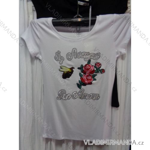 T-Shirt Kurzarm Damen (m-2xl) EBELIEVE M117C-67
