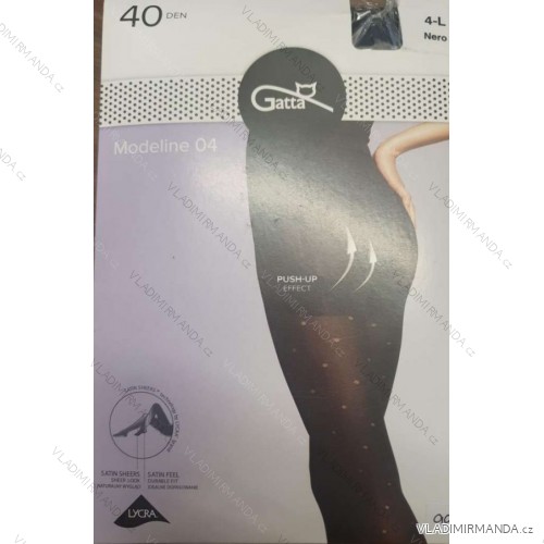 Damenstrumpfhose 20DEN (S-XL) TESS DPP20 / 40LISA schwarz L