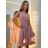 Šaty elegantní letní bez rukávu dámské (S/M/L ONE SIZE) ITALSKÁ MÓDA IM322SIMONE/DR grün S/M/L