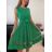 Šaty elegantní letní bez rukávu dámské (S/M/L ONE SIZE) ITALSKÁ MÓDA IM322SIMONE/DR grün S/M/L