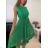 Šaty elegantní letní bez rukávu dámské (S/M/L ONE SIZE) ITALSKÁ MÓDA IM322SIMONE/DR grün S/M/L