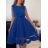 Šaty elegantní letní bez rukávu dámské (S/M/L ONE SIZE) ITALSKÁ MÓDA IM322SIMONE/DR grün S/M/L