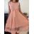 Šaty elegantní letní bez rukávu dámské (S/M/L ONE SIZE) ITALSKÁ MÓDA IM322SIMONE/DR grün S/M/L