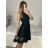 Šaty elegantní letní bez rukávu dámské (S/M/L ONE SIZE) ITALSKÁ MÓDA IM322SIMONE/DR grün S/M/L