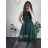 Šaty elegantní letní bez rukávu dámské (S/M/L ONE SIZE) ITALSKÁ MÓDA IM322SIMONE/DR grün S/M/L
