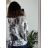 Oversize-Pullover für Damen mit Aufdruck (M / L ONE SIZE) ITALIAN FASHION IMB22KELLY