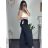 Elegante lange Damenhose (UNI S-L) ITALIAN FASHION IMD23417 S/M schwarz