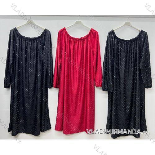 Elegantes Damen-Partykleid mit langen Ärmeln (S/M ONE SIZE) ITALIAN FASHION IM322282