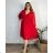 Shirt verlängert 3/4 Langarm Damen (L/XL/2XL ONE SIZE) ITALIAN FASHION IM423025